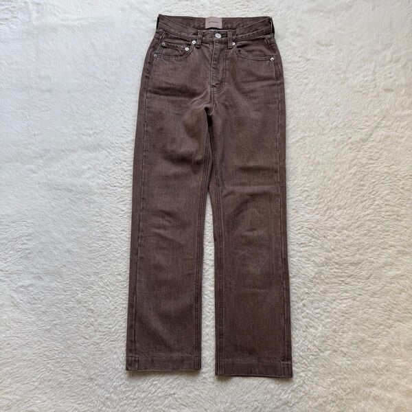 THE SHISHIKUIシシクイ ブラウンデニムパンツBASIC JEANS パンツ ストレート