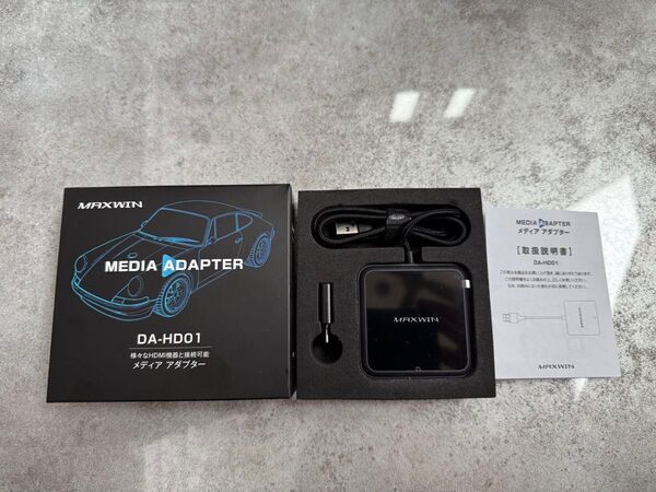 MAXWIN マックスウィン メディアアダプター DA-HD01 Apple CarPlay ワイヤレス HDMI iPhone
