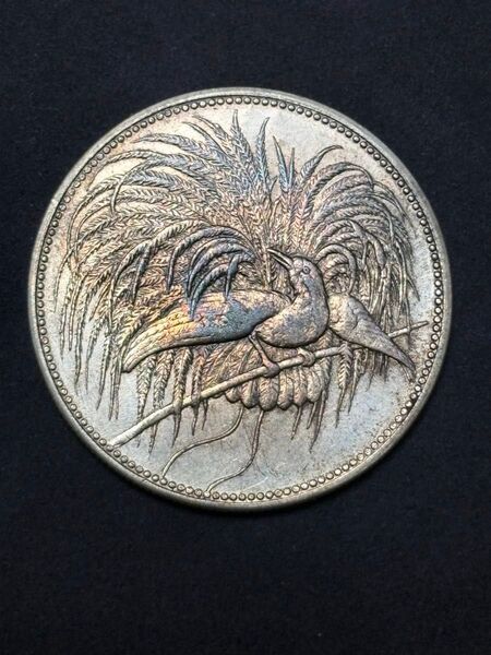 ドイツ銀貨 極楽鳥 ドイツ領ニューギニア 5MARK