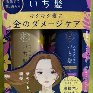 いち髪 金のダメージケア シャンプー&コンディショナー 数量限定セット