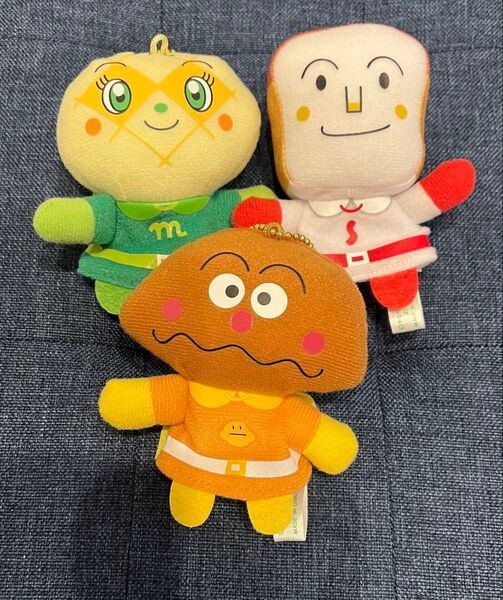 アンパンマン ふわふわ指人形 パペット 3点セット マスコット