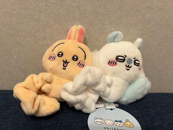 ちいかわ ぬいぐるみシュシュ うさぎ モモンガ