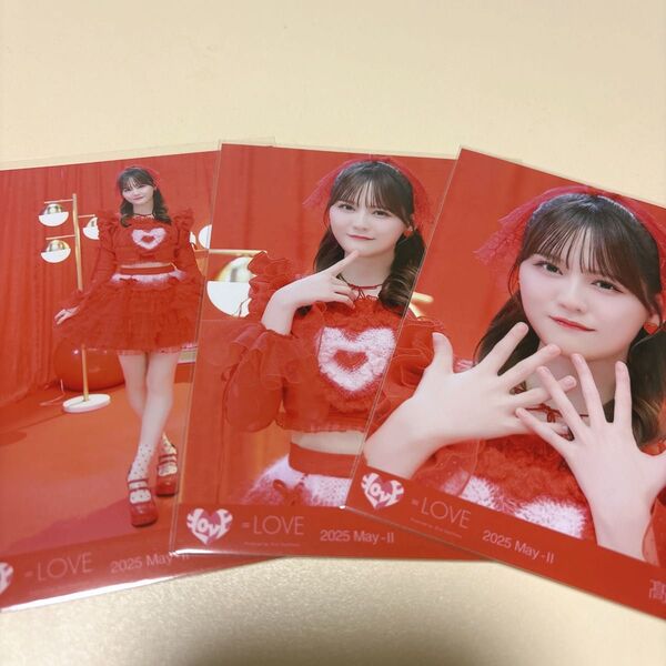=LOVE イコラブ髙松瞳生写真コンプ とくべチュ、して 赤衣装