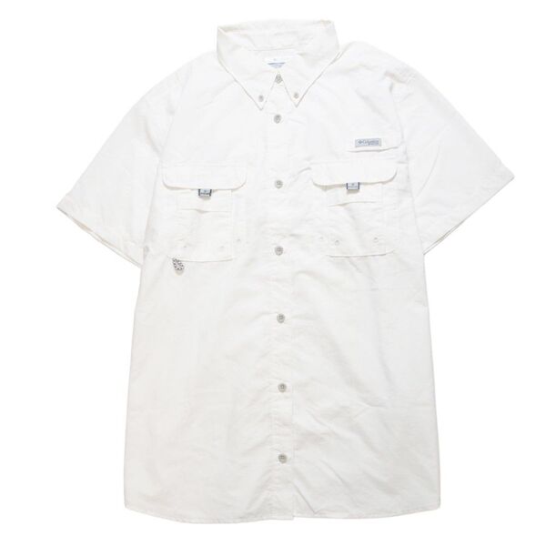 Columbia PFG シャツ コロンビア フィッシングシャツ アウトドアシャツ ホワイト XLサイズ