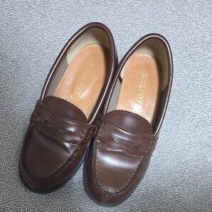 19~20 ローファー 茶 ローファー