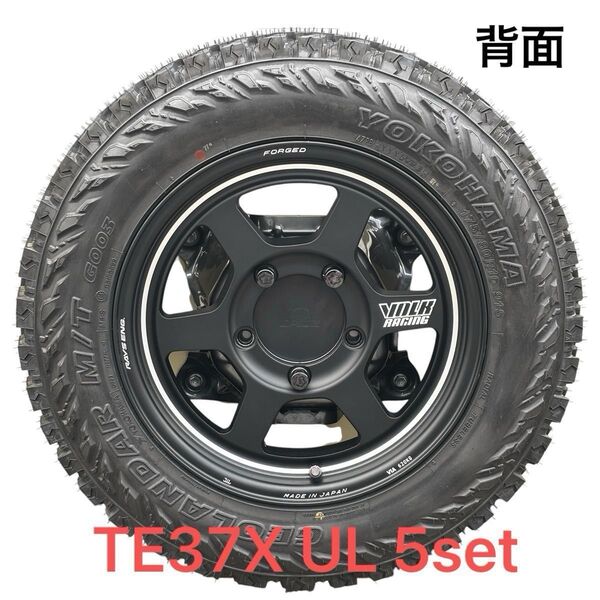 取来人限定 超美品 希少5本 鍛造 RAYS VOLK RACING TE37X UL 5.5J+20 139.7 ジムニー