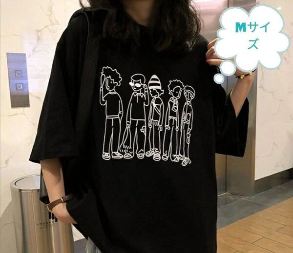 【新作】レディース 半袖Tシャツ ロゴ入り 韓国風 ゆるコーデ トレンドアイテム