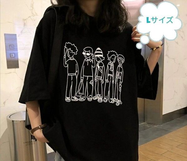 【新作】レディース 半袖Tシャツ ロゴ入り 韓国風 ゆるコーデ トレンドアイテム