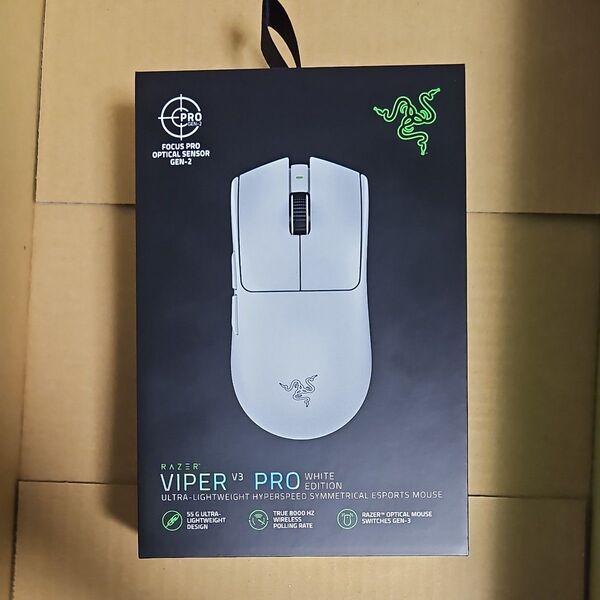 Razer マウス VIPPER V3 PRO WHITE