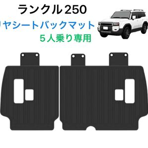 【新品未使用】ランドクルーザー250 5人乗り用 リヤシートバックマット