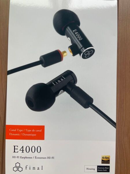 【極美品】final E4000 有線イヤホン