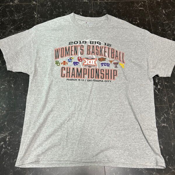 チャンピオン ビックプリント スポーツチーム Tシャツ ユニセックス
