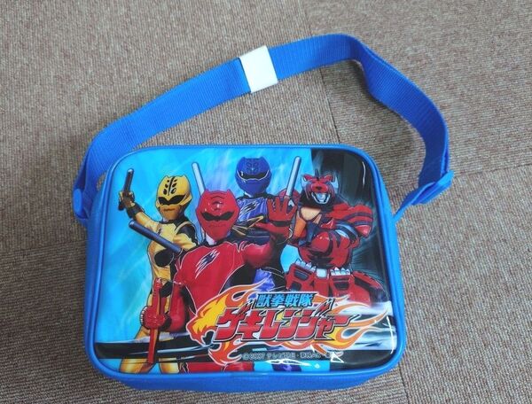 新品 ゲキレンジャー幼稚園バック、ミニショルダーバック 昭和レトロ 当時物