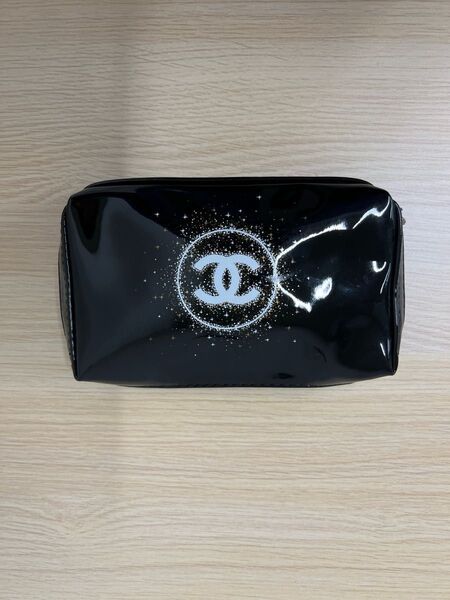 CHANEL シャネル ノベルティ ポーチ 化粧ポーチ 黒 ブラック