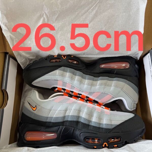 26.5cm Air Max 95 OG Big Bubble Bright Mandarin 2025