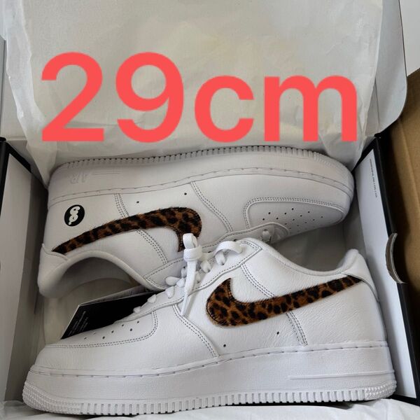 29cm GOODENOUGH × Supreme × Nike Air Force 1 Low White/Leopard