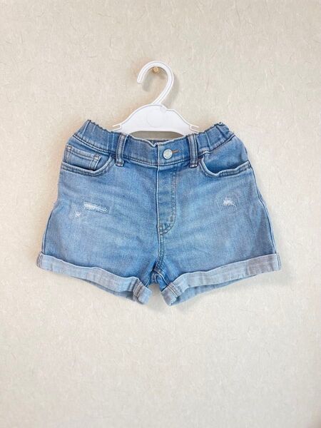 UNIQLO KIDS デニムショートパンツ 110cm 2着