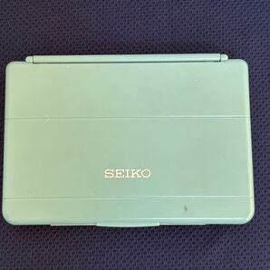 SEIKO 電子手帳 グリーン/漢字英和和英…多機能
