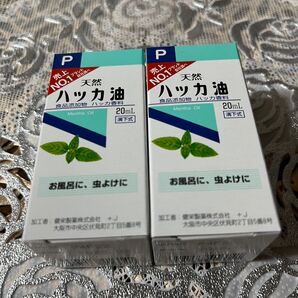 2箱 虫除け ハッカ油 ハッカオイル20mL 【日本製・正規品】(スピード発送)