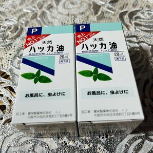 2箱 虫除け ハッカ油 ハッカオイル20mL 【日本製・正規品】(スピード発送)