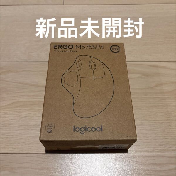【新品未開封】logicool ERGO M575SP ワイヤレス トラックボール M575SPda(ブラック/ブルーボール)