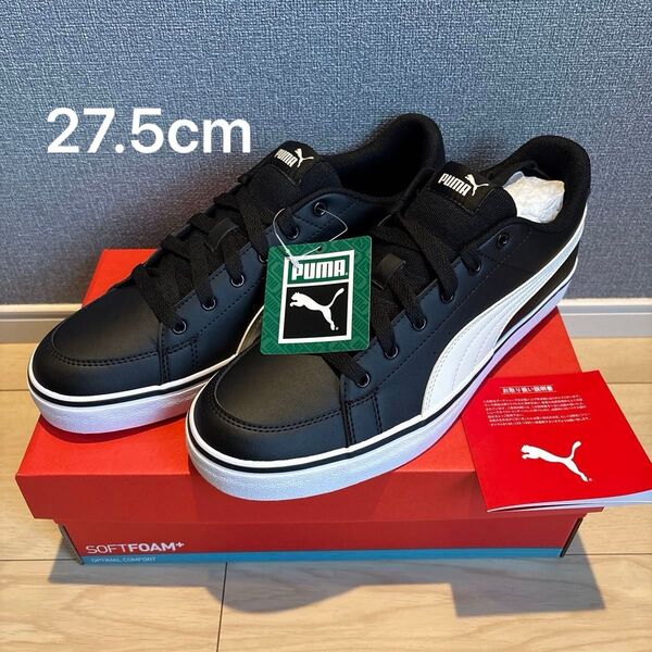 【新品】PUMA プーマ スポーツシューズ V コート バルク ブラック 27.5cm