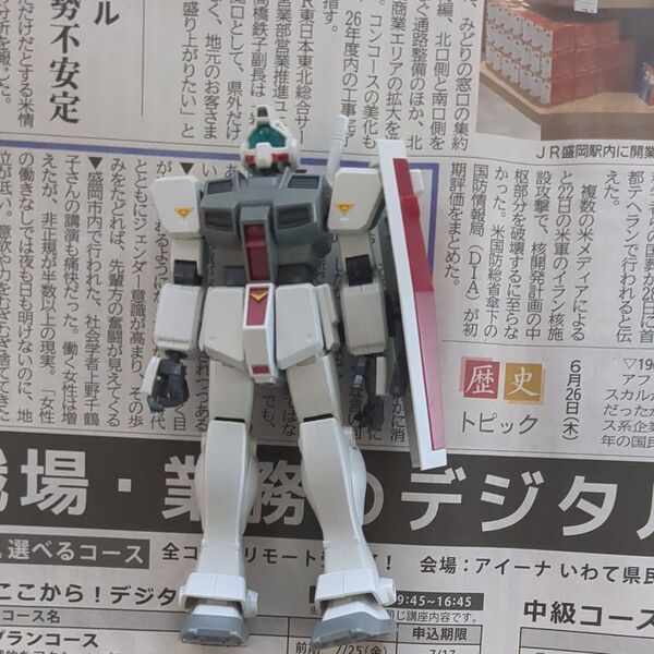 ガンプラHG ジム寒冷地仕様