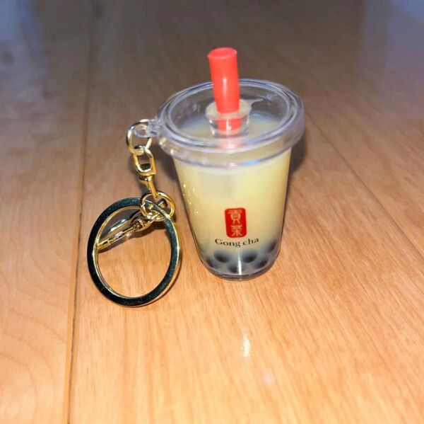 ゴンチャ 貢茶 立体キーホルダー パールミルクティー Gong cha