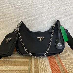 PRADA ショルダーバッグ 斜め掛け ミニポーチ付き