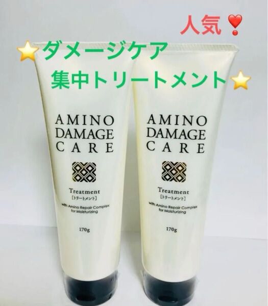 ☆新品2本☆アミノダメージケアヘア 集中補修トリートメント 毛先までつや髪 FMGミッション エイボン化粧品
