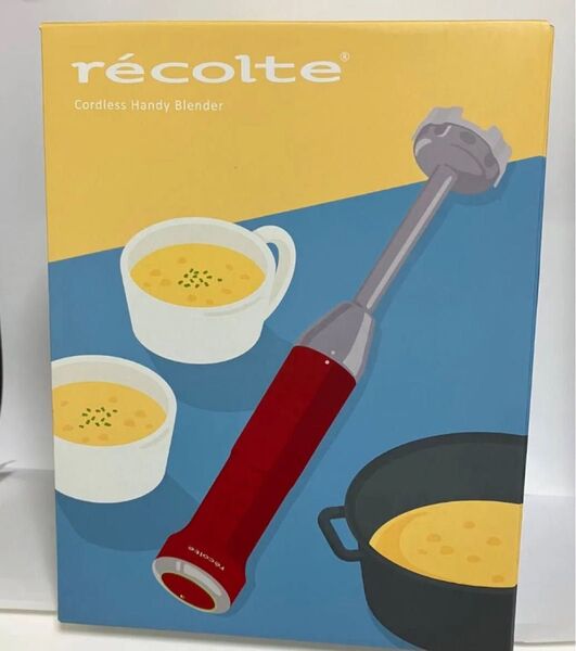 ★未開封★recolte コードレス ハンディブレンダー Cordless Handy Blender RHB-2ハンドミキサー