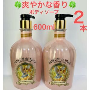2本 香り楽しむボディソープ ベルガモット&シトラス オンザボディ パフュームドポーボディクレンザー 600ml エイボン