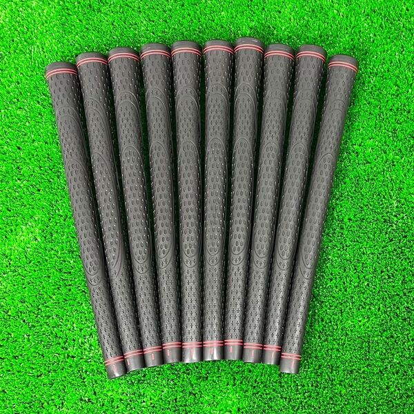 TPR グリップ 10本セット バックラインあり ラインレッド