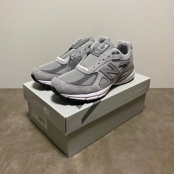 New Balance 990v4 Grey Silver 28.5 cm