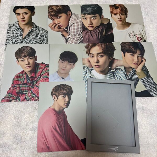 EXO 公式グッズ ポストカード9枚 フォトフレーム
