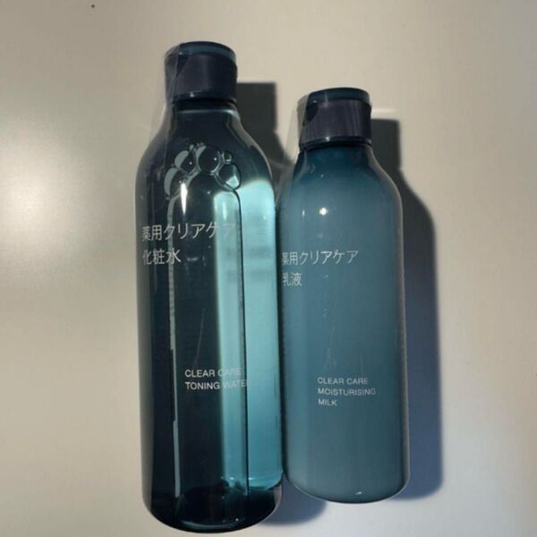 無印良品 薬用クリアケア化粧水 300ml 1本 & 薬用クリアケア乳液 200ml 1本