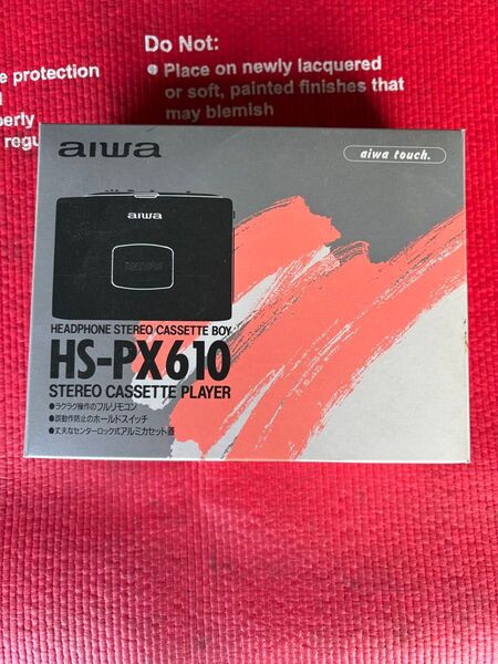 アイワ カセットボーイ HS-PX610ステレオカセットプレーヤー アルミボディ