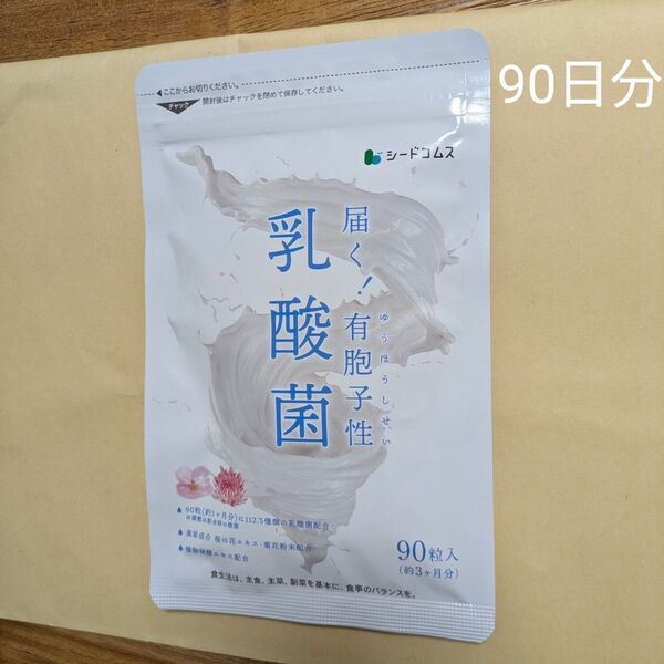 約3ヶ月分 90粒入 シードコムス 届く 有胞子性 乳酸菌 サプリメント ソフトカプセル エフ琉球 沖縄県