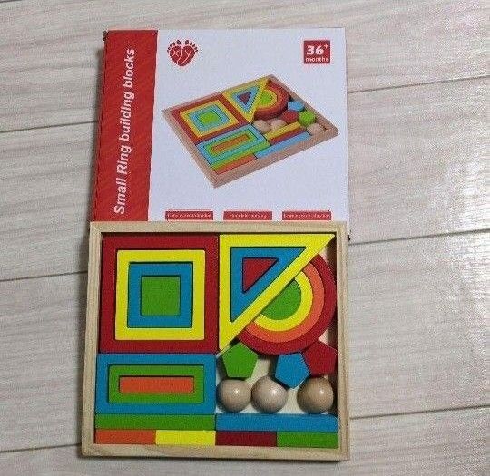 知育玩具 子ども 木製 カラフル おもちゃ レインボー ビルディングブロック 積み木 視覚 触覚 立体感覚 五感ブロック パズル