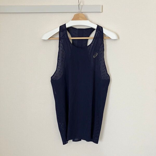 【極美品】 アシックス METARUN SINGLET 海外XSサイズ シングレット ASICS マラソン ランニング