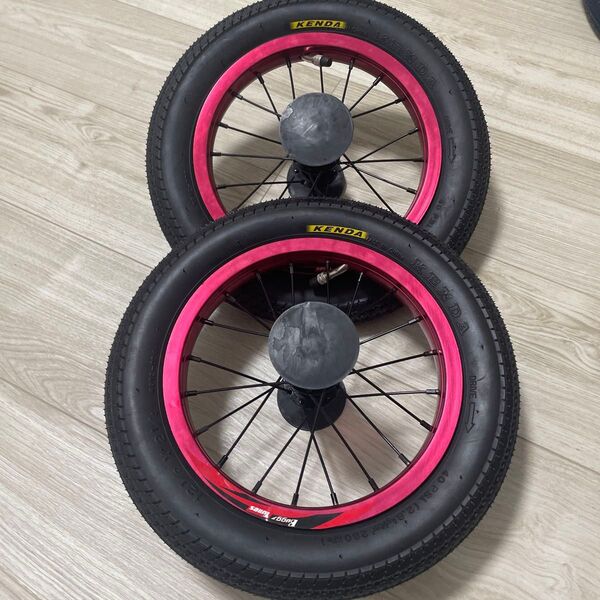 KENDA ストライダーカスタム用12インチホイール ピンク 2本セット