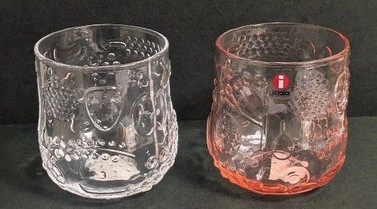 イッタラ フルッタ タンブラー クリア サーモンピンク 2個セット Frutta iittala