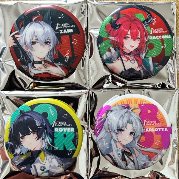 鳴潮 1st Anniversary Fes 1周年 缶バッジ シャコンヌ ザンニー カルロッタ 漂泊者