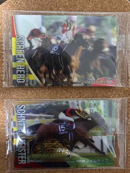 サラブレッドホースコレクション 第2R シュネルマイスター サイン 競馬 カード