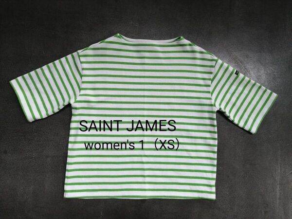 SAINT JAMES セントジェームス 半袖Tシャツ バスクシャツ レディース1 XS