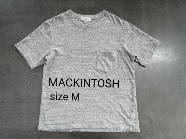 MACKINTOSH マッキントッシュ 半袖Tシャツ メンズM グレー
