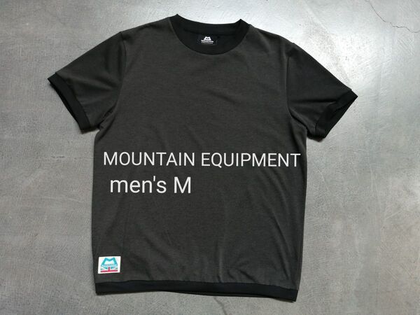 MOUNTAIN EQUIPMENT マウンテンイクイップメント 半袖Tシャツ ダークブラウン ポリエステル