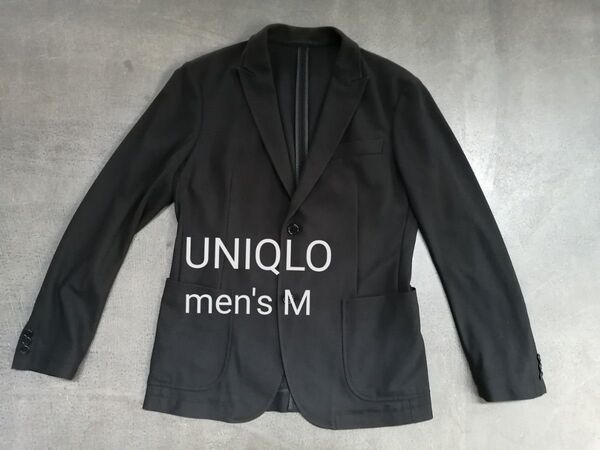 UNIQLO ユニクロ テーラードジャケット メンズM 春夏用 黒