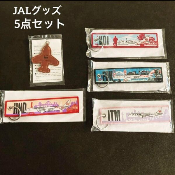 JALフライトタグ キーホルダー 5個セット JAL フライトタグ キーホルダー エアバス AIRBUS 日本航空