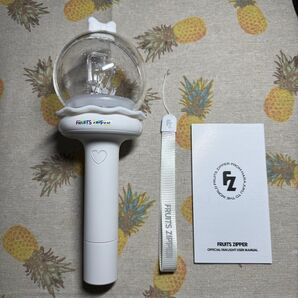 ★美品★フルーツジッパー★OFFICIAL FANLIGHT★リボンデザインペンライト★